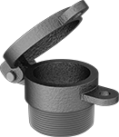 Image of Product. Front orientation. Drum Plug Caps. Male.