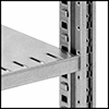 Image of Product. Front orientation. ZoomedIn view. Contains Border. Shelving. Heavy Duty Quick-Assembly Shelving, Open Shelving.
