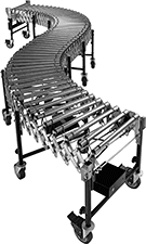 Image of Product. Front orientation. Conveyors. Ready-to-Run Flexible Roller Conveyors.