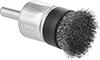 Long-Lasting End Brushes with Shank for Tight Spaces