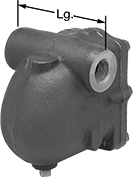 Image of Product. Front orientation. Steam Traps. Energy-Saving Iron Steam Traps , Style C.
