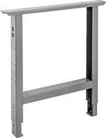 Image of Product. Front orientation. Workbench Bases. Standard Duty Adjustable-Height Workbench Legs.