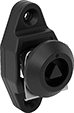 Image of Product. Front orientation. Cam Locks and Latches. Pressure-Venting Compression Triangle-Drive Cam Locks.