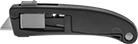 Image of Product. Front orientation. Utility Knives. Self-Retracting Blade Utility Knives, Style B, Blade Halfway Extended.