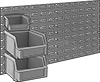 Design-Your-Own Static-Control Wall-Mount Bin-Box Racks