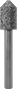 Image of Product. Front orientation. Grinding Bits. Grinding Bits for Nonmetals, Style 4.