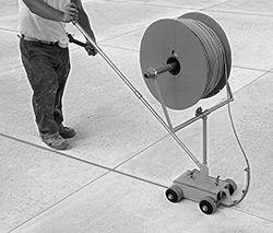 Image of ProductInUse. Insertion Tool with Backer Rod Holder (Backer Rod Not Included). Front orientation. Backer Rod Insertion Tools. Backer Rod Holder.