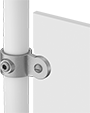 Image of ProductInUse. Front orientation. Slip-On Framing and Fittings. Galvanized Iron and Steel Slip-On Framing and Fittings, Panel Hanging Brackets.