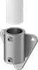 Image of ProductInUse. Front orientation. Exploded view. Slip-On Framing and Fittings. Galvanized Iron and Steel Slip-On Framing and Fittings, Rail Mounts, Flush.
