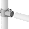 Image of ProductInUse. Front orientation. Exploded view. Slip-On Framing and Fittings. Galvanized Iron and Steel Slip-On Framing and Fittings, Through-Hole Reducers, Tee.