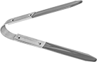 Image of Product. Front orientation. Tongs. Plastic-Coated Flat Jaw.