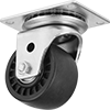 High-Capacity Low-Profile Casters with Nylon Wheels