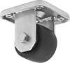 Extra-High-Capacity Low-Profile Casters with Nylon Wheels