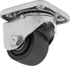Extra-High-Capacity Low-Profile Casters with Nylon Wheels