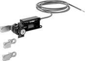 Image of Product. Front orientation. Cam Locks and Latches. Electronic Remote-Release Wing-Handle Keyed Cam Locks.