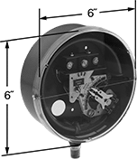 Image of Product. Front orientation. Contains Annotated. Vacuum Switches. Adjustable-Reset Vacuum Switches, Vacuum Switches with On/Off Indicator.