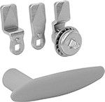 Image of Product. Front orientation. Cam Locks and Latches. Food and Beverage Compression Triangle-Drive Cam Locks.