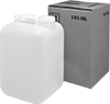 UN-Compliant Rigid Plastic Shipping Jugs with Packing Kit