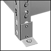 Image of Specification. Front orientation. ZoomedIn view. Contains Border. Extra Heavy Duty Quick-Assembly Shelving.