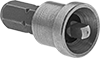Image of Product. Hex Shank. Front orientation. Screwdriver Bits. Depth-Limiting Square Bits, For Hand Tools.