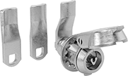 Image of Product. Front orientation. Cam Locks and Latches. Open-Indicating Compression Triangle-Drive Cam Locks.