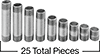 Standard-Wall Stainless Steel Threaded Pipe Nipples and Pipe Assortments
