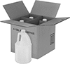 UN-Compliant Rigid Plastic Shipping Jugs with Packing Kit