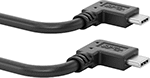 Image of Product. Front orientation. USB Cords. USB Cords, 90° Elbow USB-C Plug × 90° Elbow USB-C Plug.