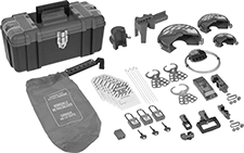 Image of Product. Front orientation. Lockouts. Electrical and Valve Lockout Sets with Padlocks.