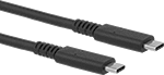 Image of Product. Front orientation. USB Cords. USB Cords, Straight USB-C Plug × Straight USB-C Plug, USB 4.