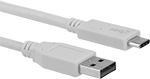 Image of Product. Front orientation. USB Cords. USB Cords, Straight USB-C Plug × Straight USB-A Plug, USB 3.2 Gen 2.