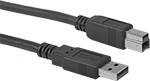 Image of Product. Front orientation. USB Cords. USB Cords, Straight USB-A Plug × Straight USB-B Plug, USB 3.2 Gen 1.