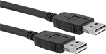 Image of Product. Front orientation. USB Cords. Locking USB Cords, USB-A Plug × USB-A Plug.