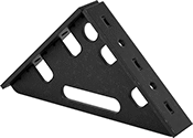 Image of Product. 2 Axes with Locator Holes. Front orientation. Fixture Squares. Welding Fixture Squares, 2 Axes with Locator Holes.