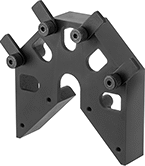 Image of Product. 2 Axes with Joint Access Cutouts and Leveling Tabs. Front orientation. Fixture Squares. Welding Fixture Squares, 2 Axes with Joint Access Cutouts and Leveling Tabs.