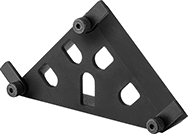 Image of Product. 2 Axes With Leveling Tabs. Front orientation. Fixture Squares. Welding Fixture Squares, 2 Axes with Leveling Tabs.