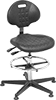 Adjustable-Height Clean Room Stools with Backrest