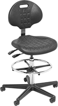Image of Product. Front orientation. Stools. Clean Room Stools , Style C.