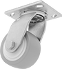 High-Capacity Food and Beverage Casters with Polyurethane Wheels