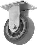 Image of Product. Front orientation. Casters. High-Capacity Food and Beverage Casters with Polyurethane Wheels, Rigid Casters.