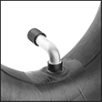 Image of Specification. Front orientation. ZoomedIn view. Contains Border. Angled Stem.