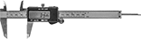 Image of Product. Front orientation. Calipers. Digital Calipers with Fractional Display.