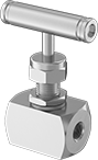 Image of Product. Style N. Front orientation. Style N. High-Pressure Threaded Precision Flow-Adjustment Valves.
