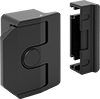 Push-to-Close Latches with Edge-Pull Handle for Sliding Doors
