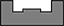 Image of Specification. Front orientation. Style A. Center-Channel Roller Chain Guides.