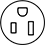 Image of Specification. NEMA 5-15 Socket. Front orientation. NEMA 5-15.