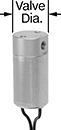 Image of Product. Back orientation. Contains Annotated. Solenoid On/Off Valves. Miniature Solenoid On/Off Valves.