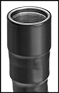 Image of Specification. Threaded Hole. Front orientation. ZoomedIn view. Contains Border. 5/8"-27. Any-Which-Way Positioning Arms .