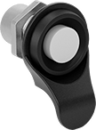 Image of Product. Latches with Any-Angle Pull Tab. Front orientation. Push-to-Close Latches. Push-to-Close Latches with Push-Button Release, Latches with Fixed Latching Distance—Through-Hole Mount, Latches with Any-Angle Pull Tab.