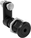 Image of Product. Front orientation. Cam Locks and Latches. Miniature Compression Hex-Drive Screw Cam Locks.